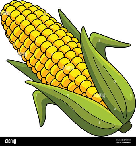 cartoon of corn